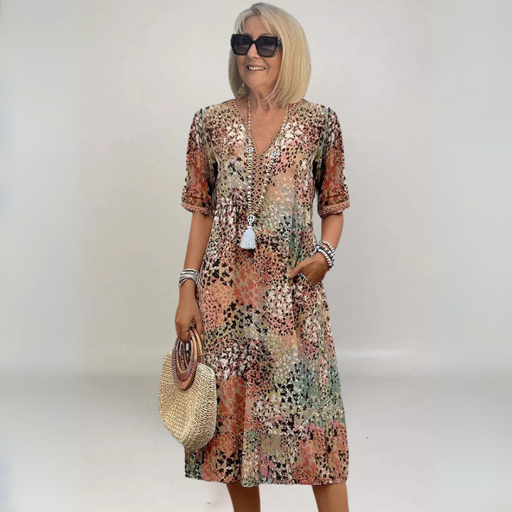 Ivy | Elegant Satin Dress