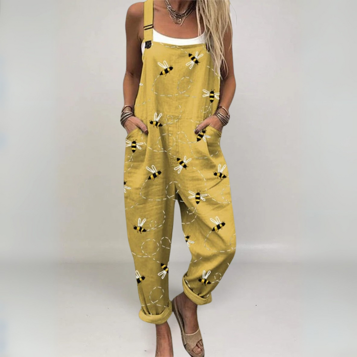 Willow | Relaxed-Fit Jumpsuit Featuring Artistic Design