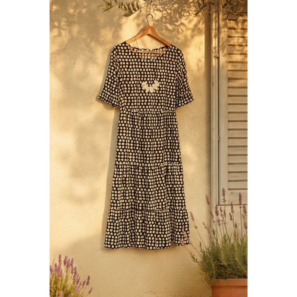 Elsie | Vintage-Inspired Polka Dot Midi Dress