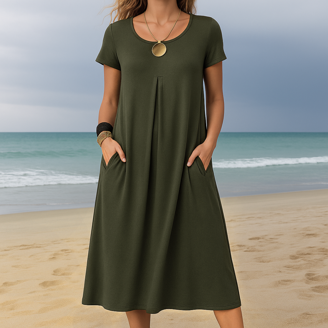 Zoe | Breezy Summer Dress Featuring Convenient Pockets