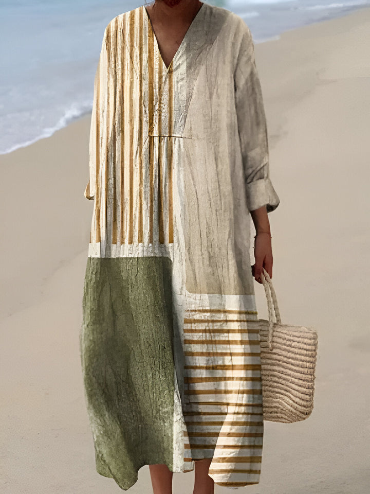 Aria | Artistic Print Oversized Dress