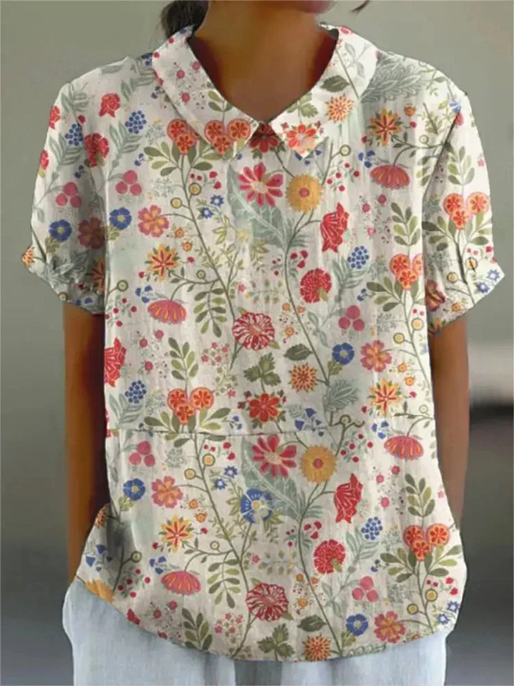 Ragnhild | Floral Blouse
