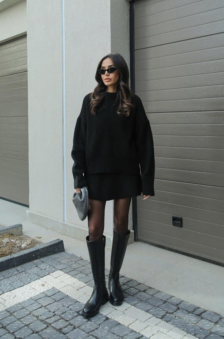 Helena | Knitted Skirt Set