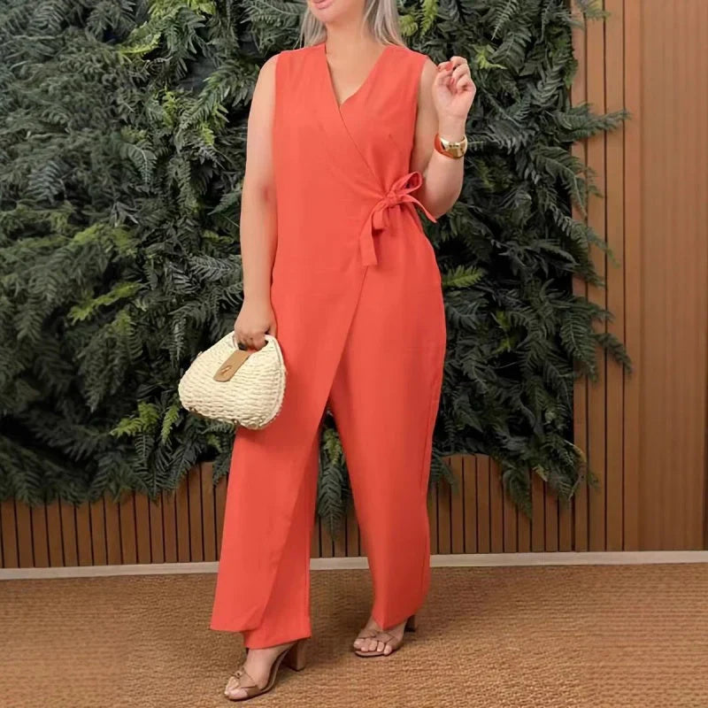 Amelia | Elegant V-Neck Jumpsuit