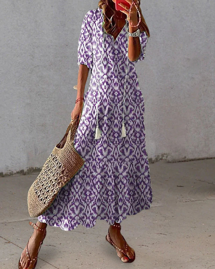 Ava – Elegant Boho Dress with Tummy Coverage