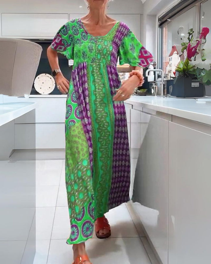 Isola | Timeless Bohemian Dress in Colourful Design