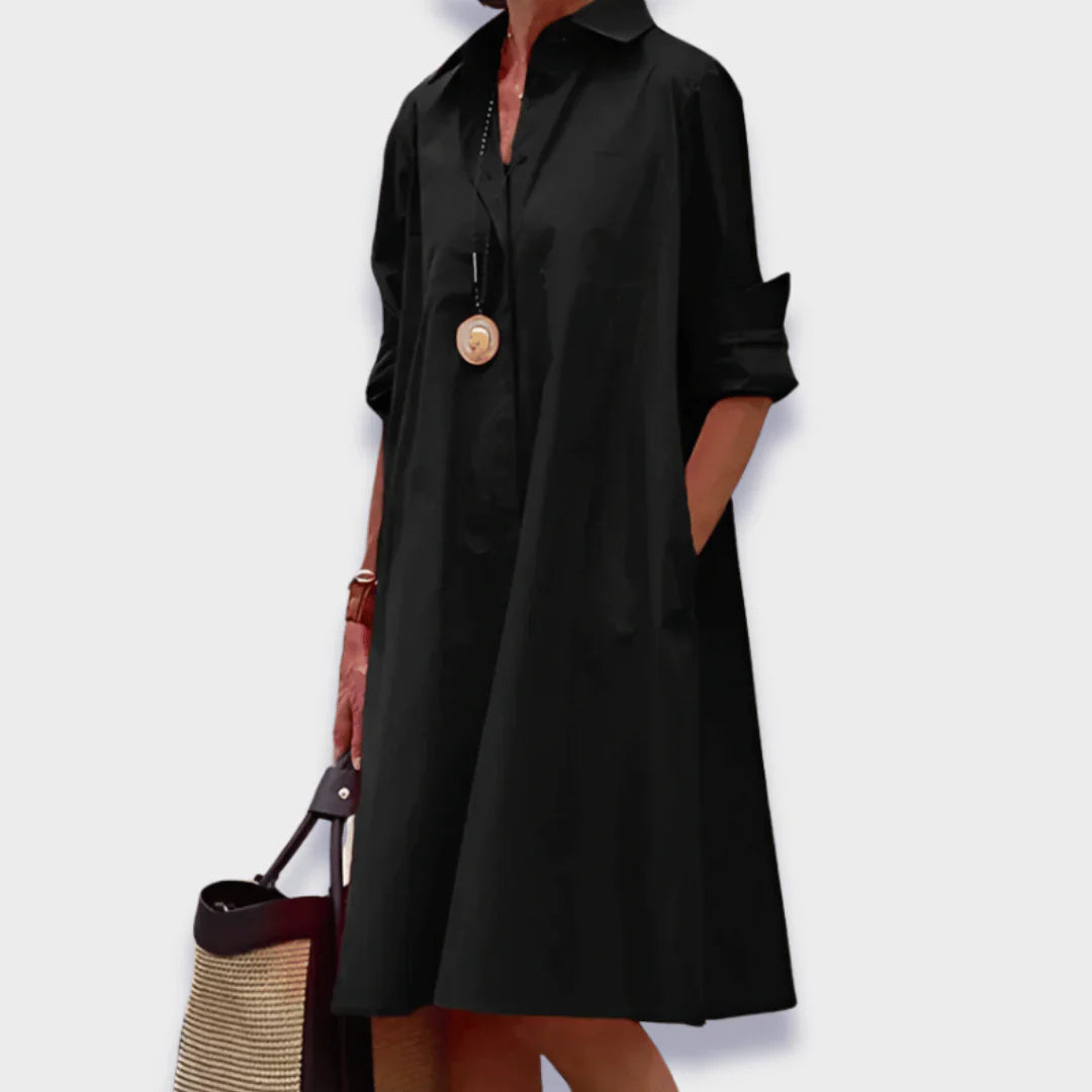 Bettina | Elegant Polo Dress in Premium Fabric