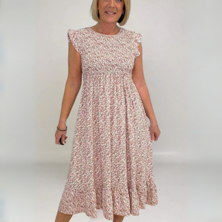 Eliza | Elegant Floral Dress that Enhances Your Silhouette