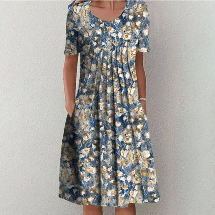 Amara - Classic Printed Dress