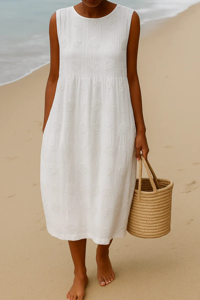 Elena | Embroidered Dress for Natural Elegance