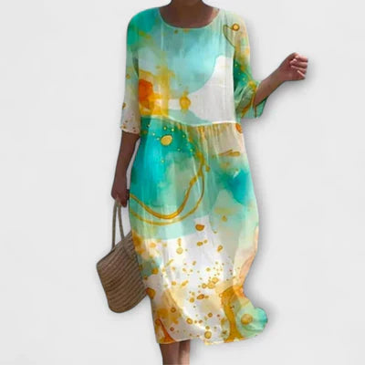 Miranda – Stylish Floral Maxi Dress