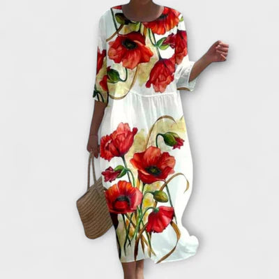 Miranda – Stylish Floral Maxi Dress