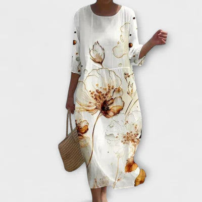 Miranda – Stylish Floral Maxi Dress