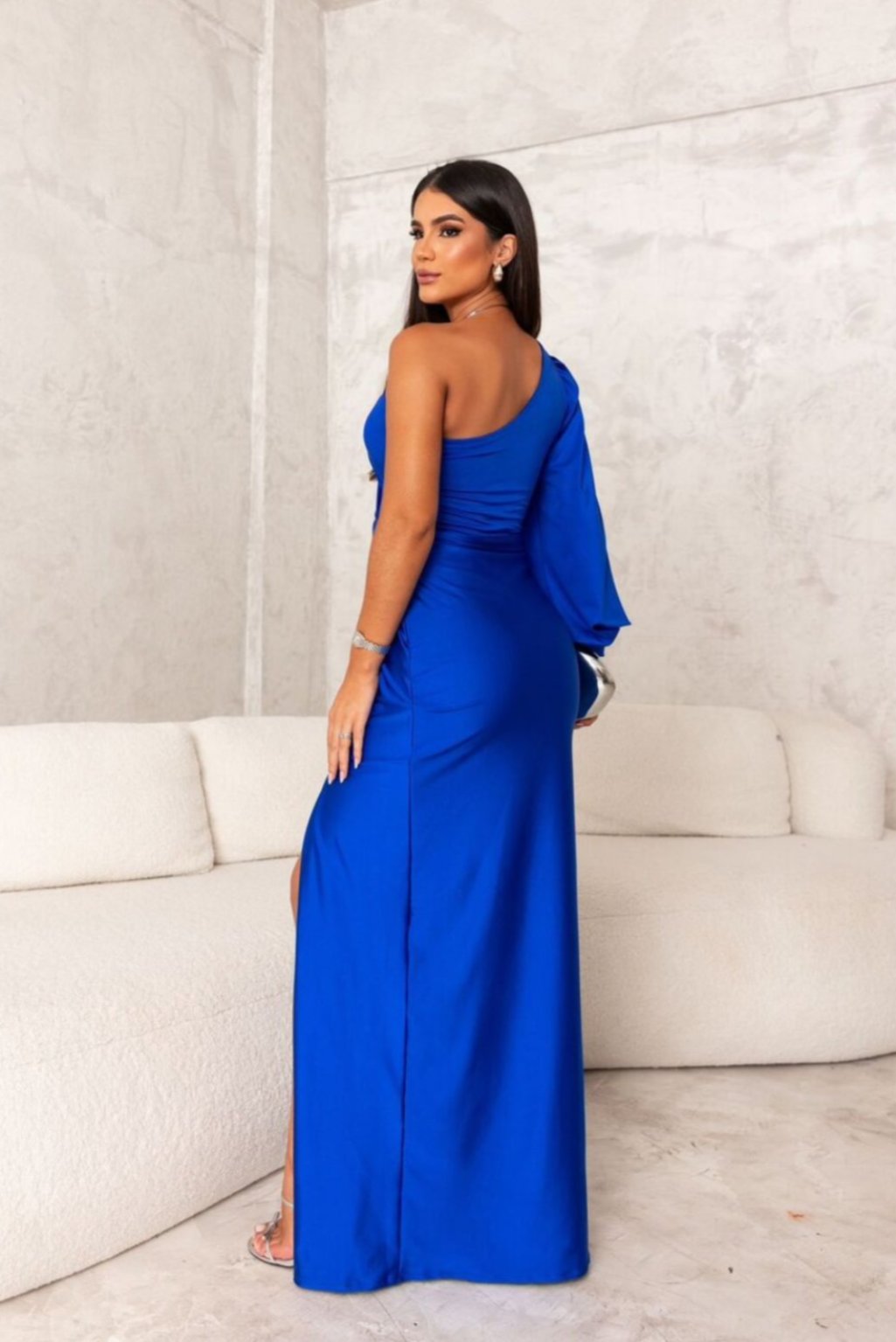 Camila | Satin One-Shoulder Dress