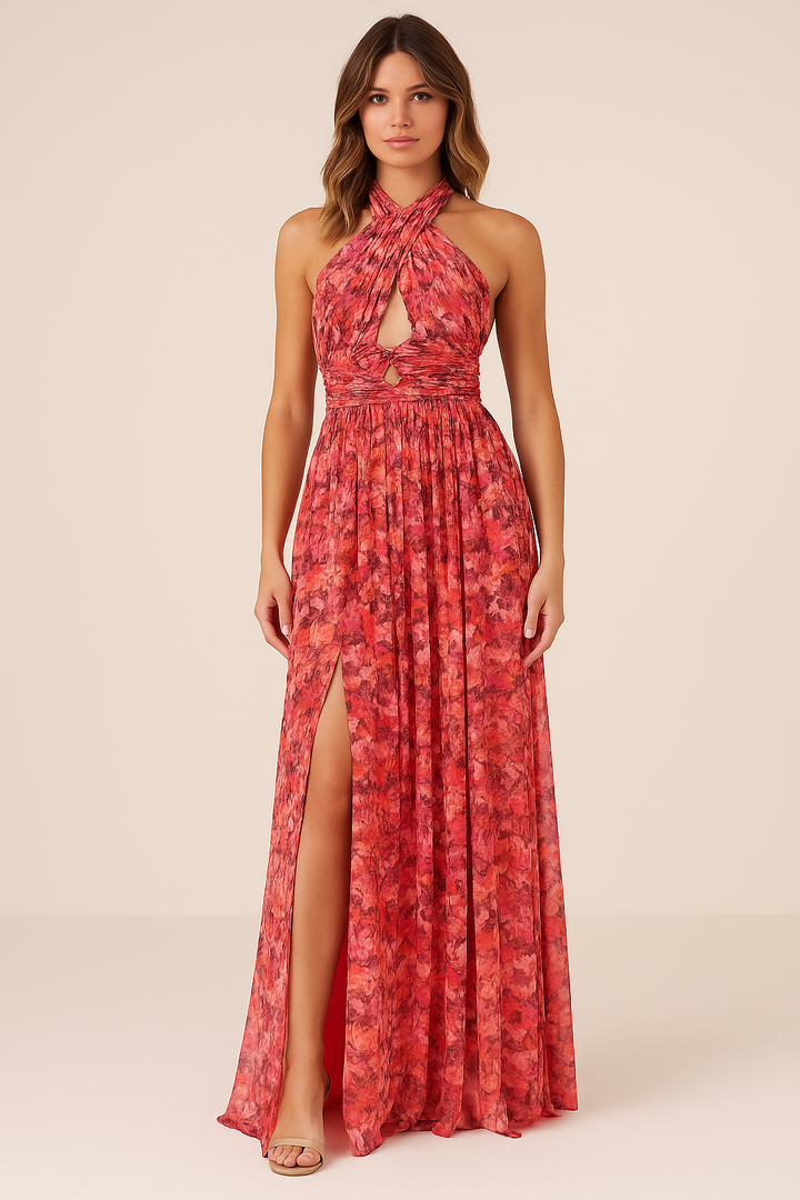 Madison | Elegant Floral Maxi Dress