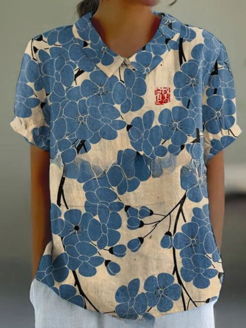 Ragnhild | Floral Blouse