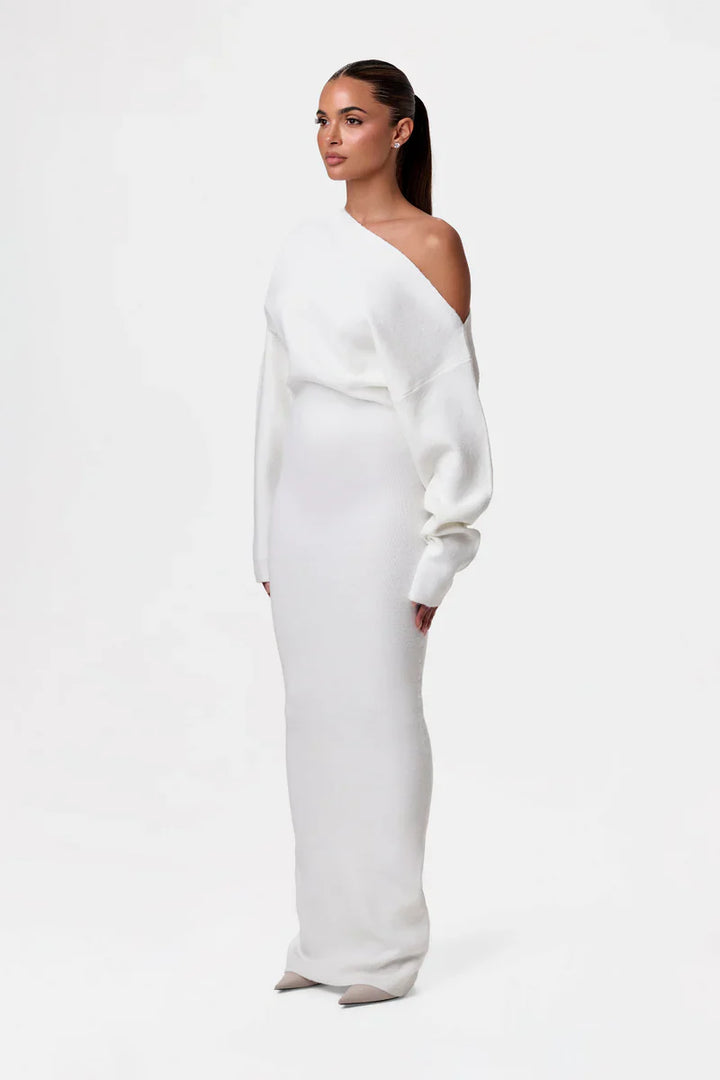Off Shoulder Sweater Dress