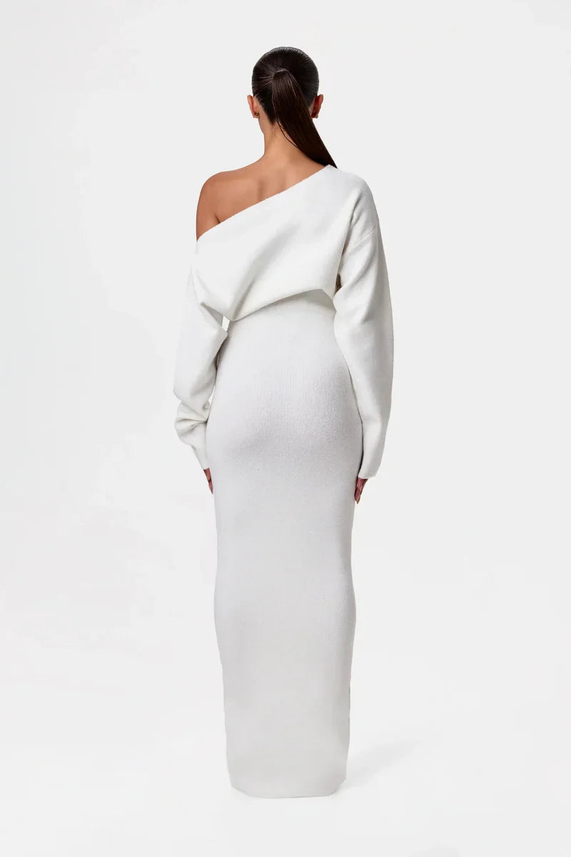 Off Shoulder Sweater Dress
