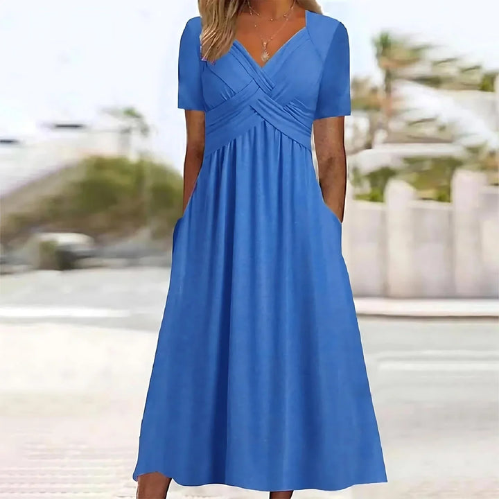 ANNE – ELEGANT DRESS WITH TUMMY COVERAGE