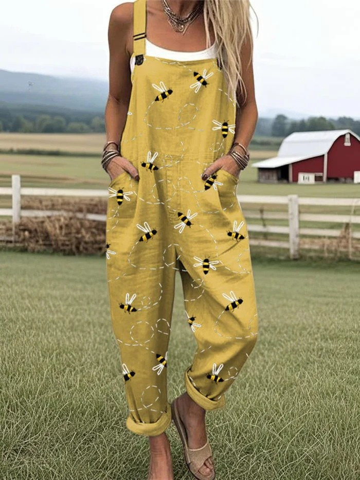 Willow | Relaxed-Fit Jumpsuit Featuring Artistic Design