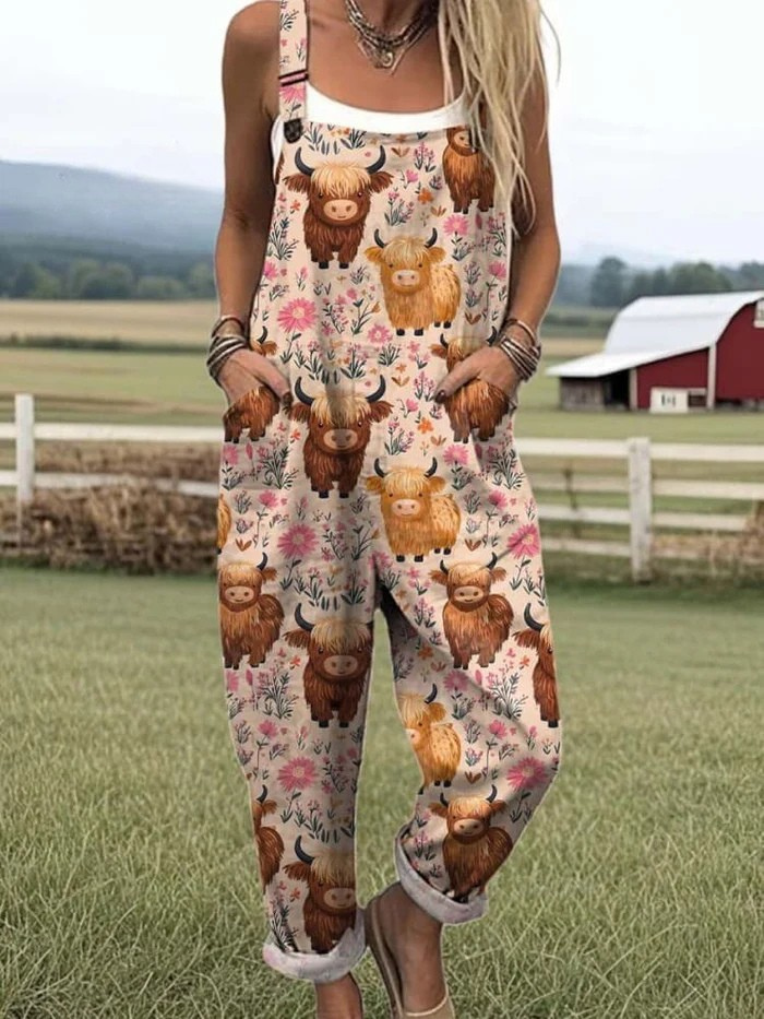 Willow | Relaxed-Fit Jumpsuit Featuring Artistic Design