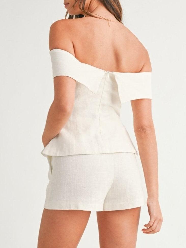 Cotton and Linen Two-piece Suit