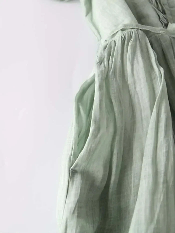 Laura™ – Elegant Linen Dress