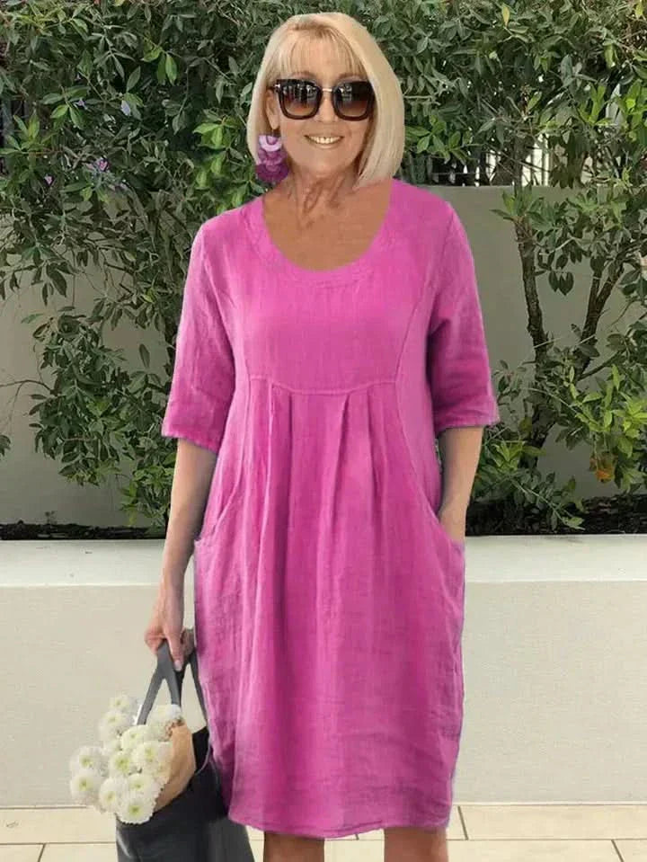 Jana - Loose Dress with Pockets
