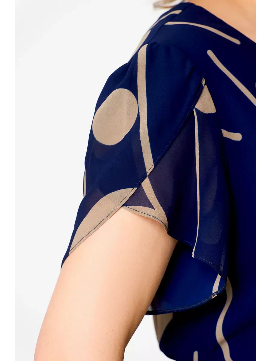 Anouk | Chic Chiffon Midi Dress with Flowing Elegance