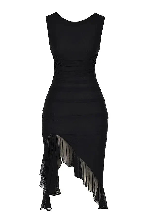Charlotte - Ruffled Midi Dress
