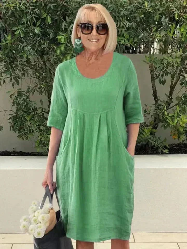 Jana - Loose Dress with Pockets