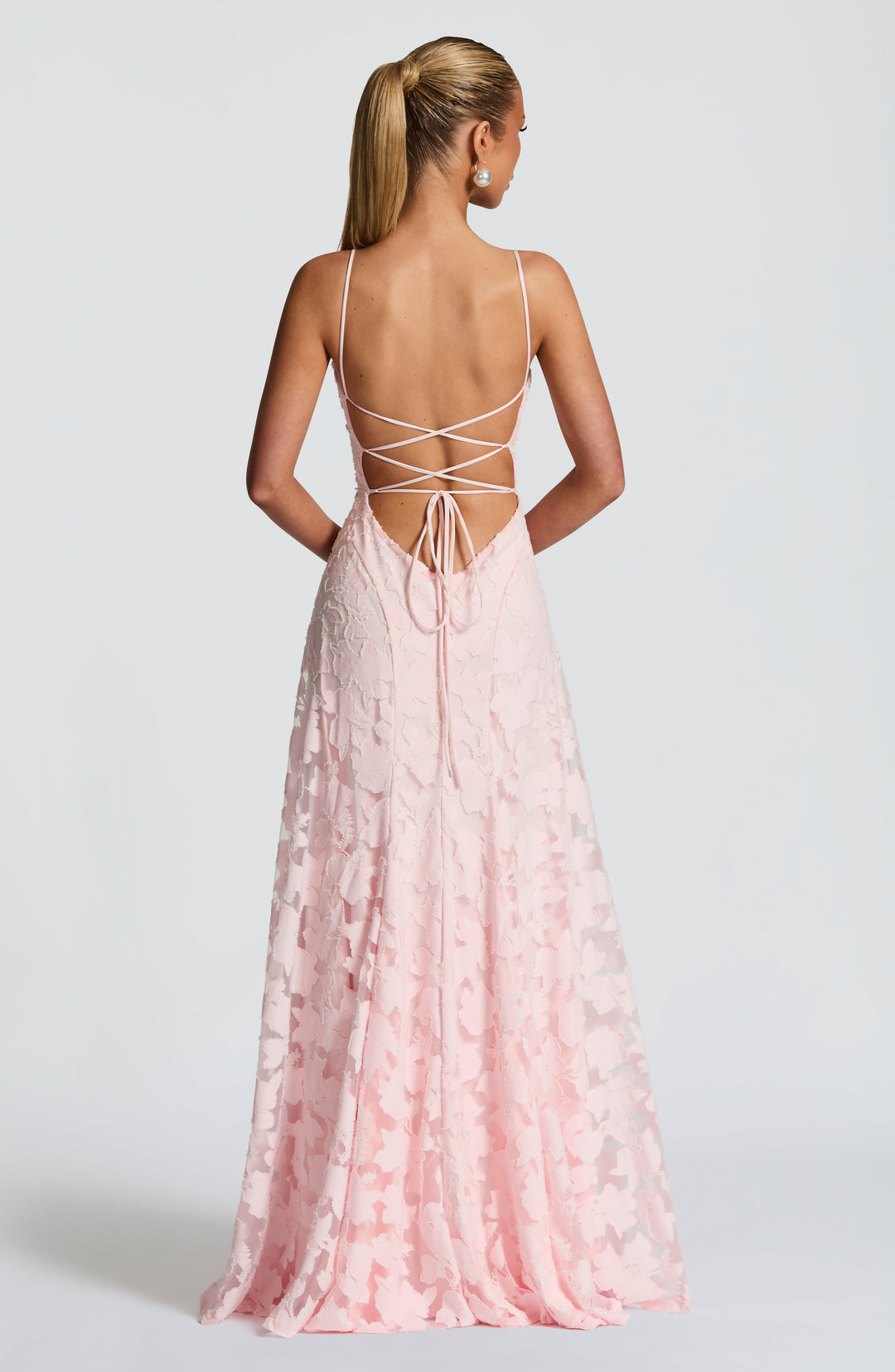 Valentine's Lace Maxi Corset Dress