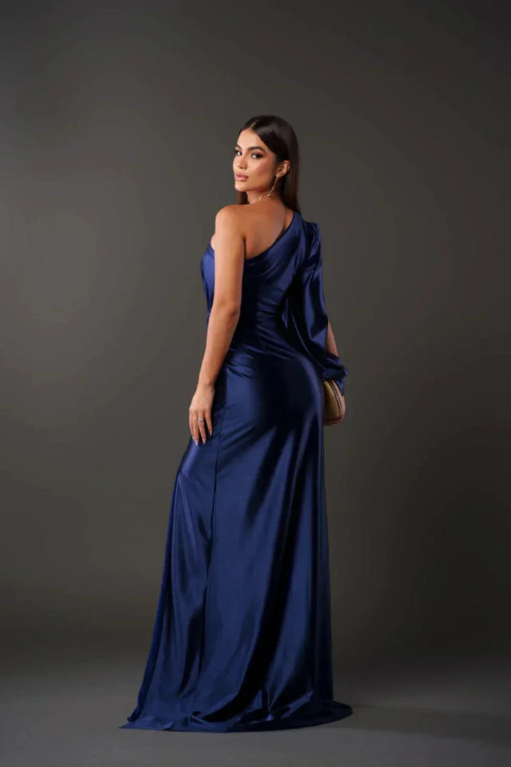 Camila | Satin One-Shoulder Dress
