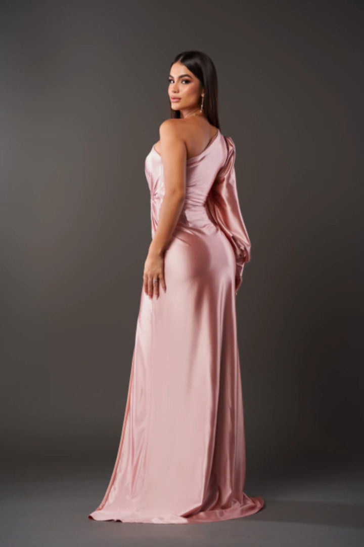 Camila | Satin One-Shoulder Dress