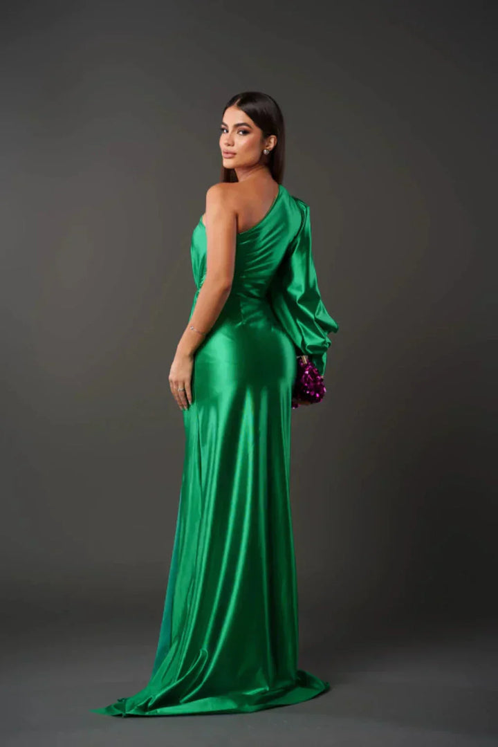 Camila | Satin One-Shoulder Dress