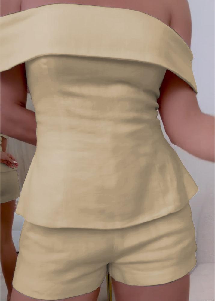 Cotton and Linen Two-piece Suit