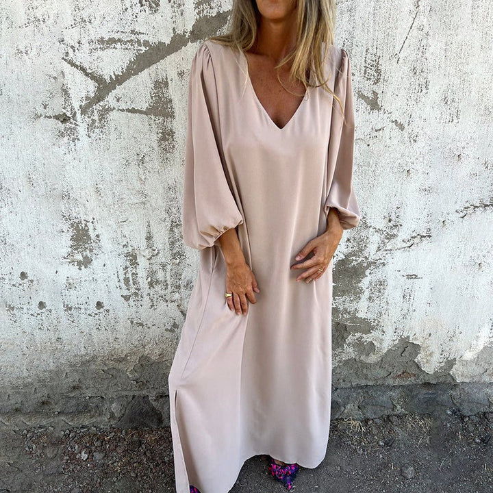 Sophie - Long Boho Dress with Pockets
