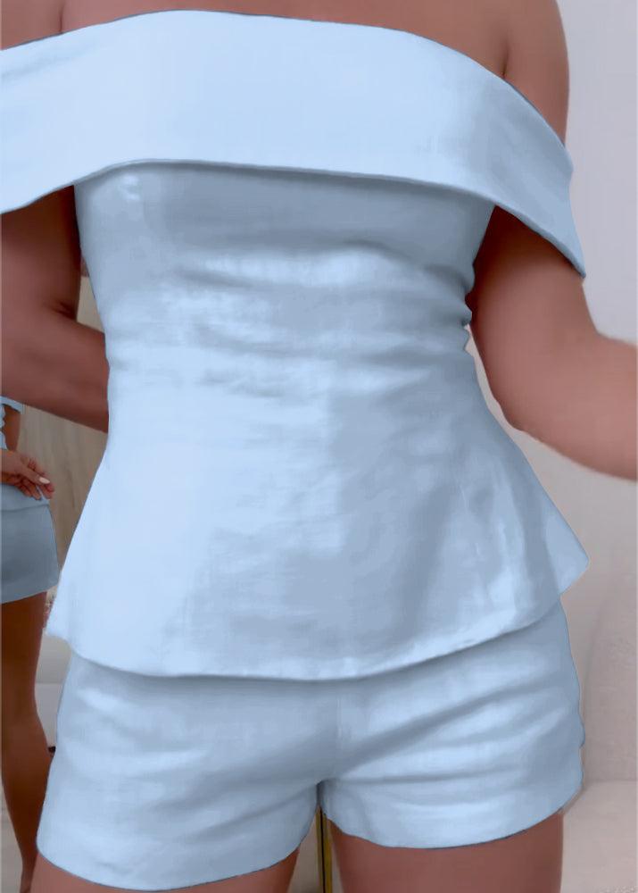 Cotton and Linen Two-piece Suit