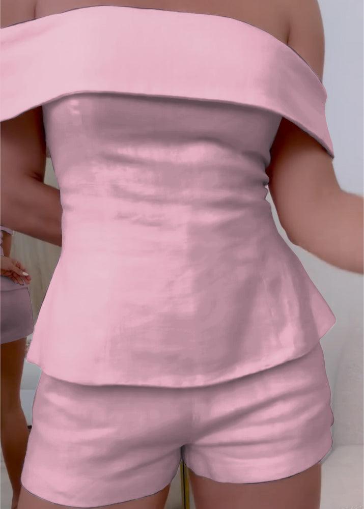 Cotton and Linen Two-piece Suit