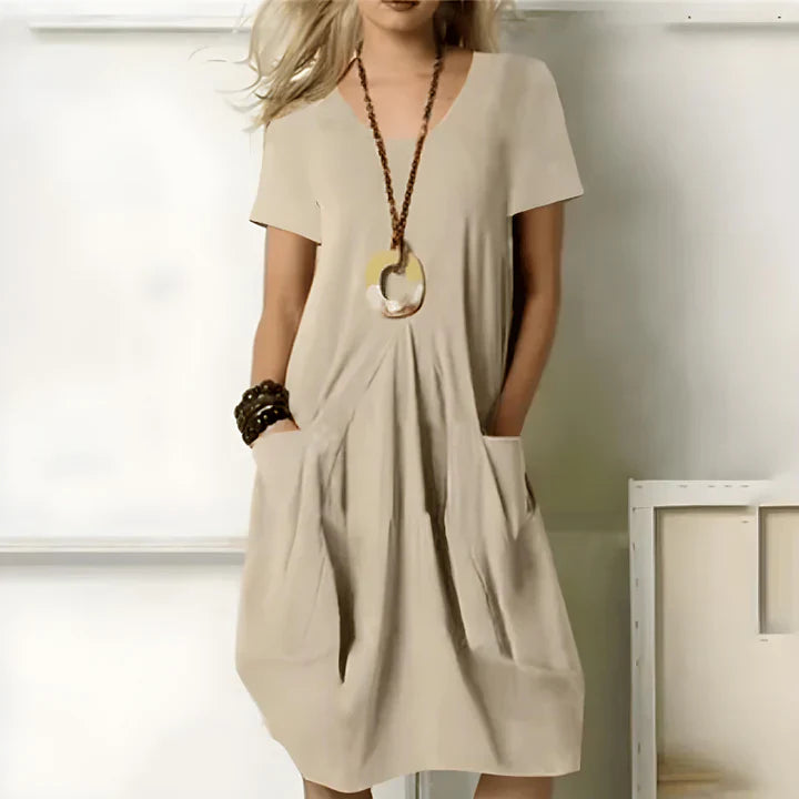 Julia - Elegant Dress with Tummy Coverage