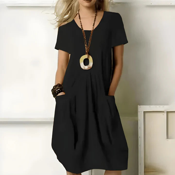 Julia - Elegant Dress with Tummy Coverage