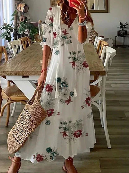 Ava – Elegant Boho Dress with Tummy Coverage
